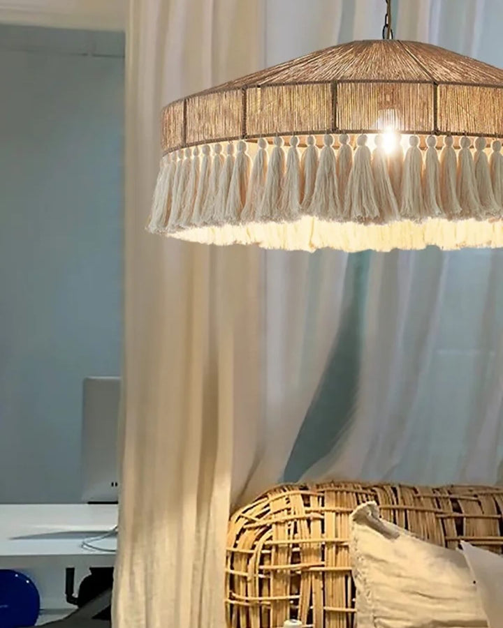 Bohemian Tassel Pendant Light