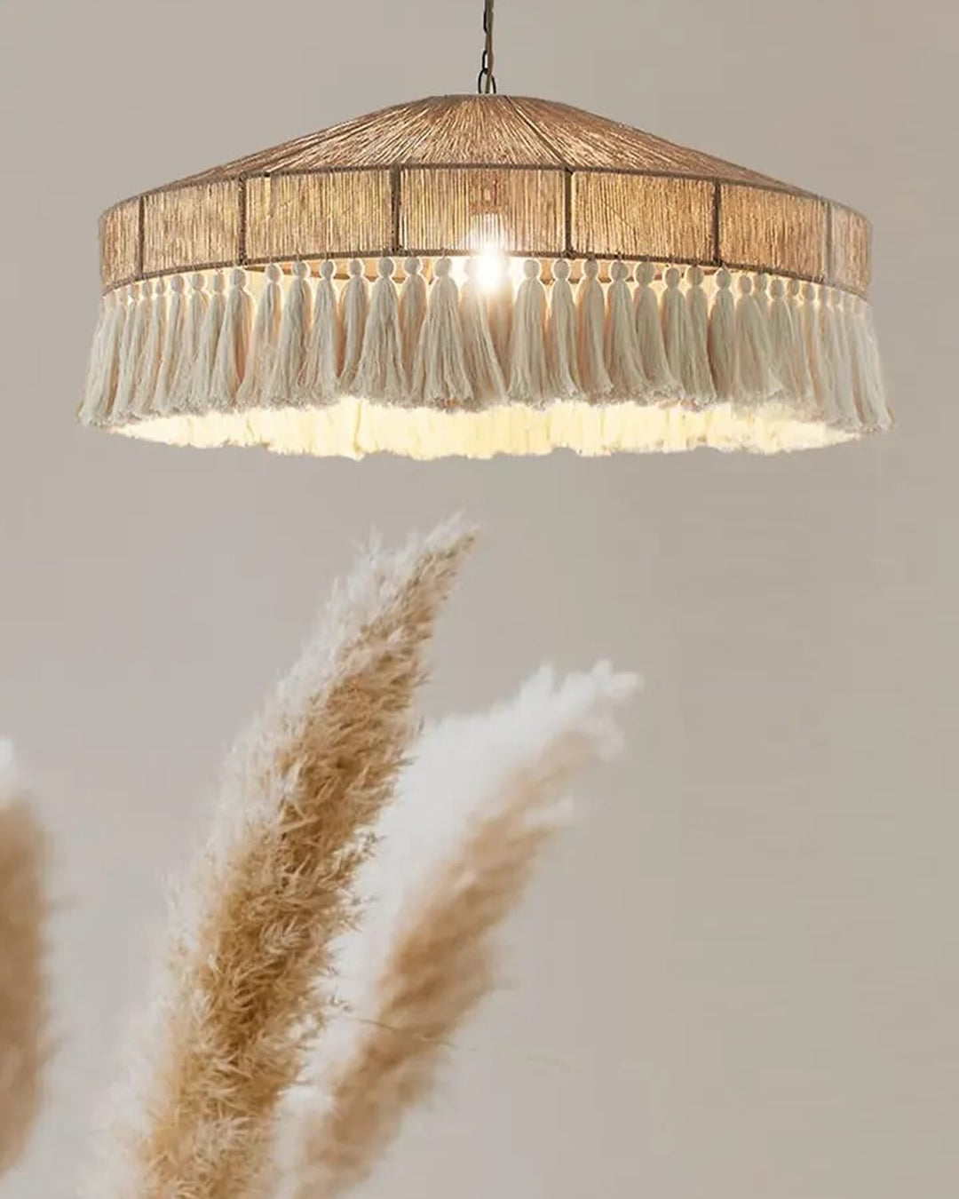 Bohemian Tassel Pendant Light