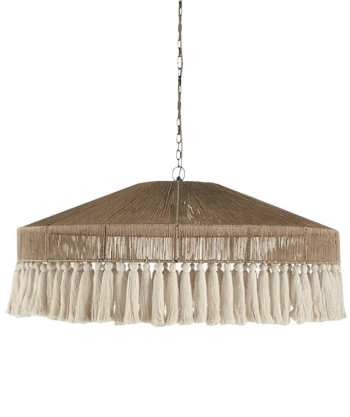 Bohemian Tassel Pendant Light