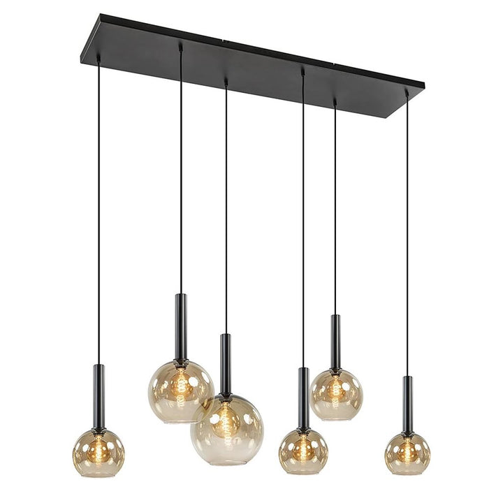 Industrial Vintage Glass Pendant Light