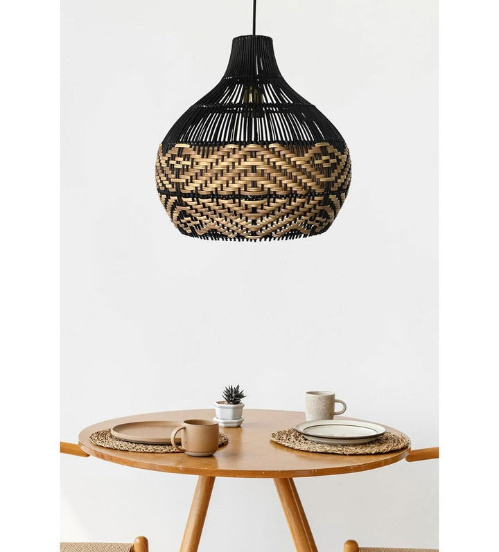 Handmade Woven Rattan Pendant Light