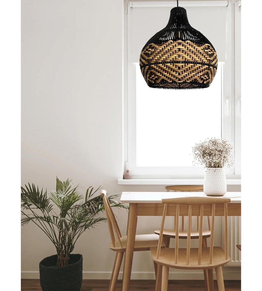 Handmade Woven Rattan Pendant Light