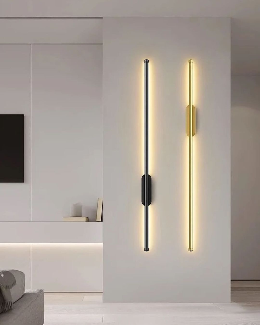 Vertical LED Wall Light