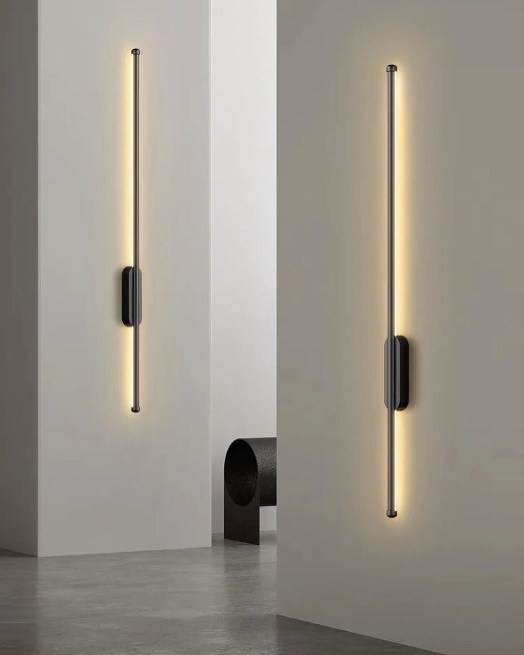 Vertical LED Wall Light