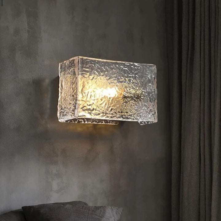 Elegant Glass Wall Sconce