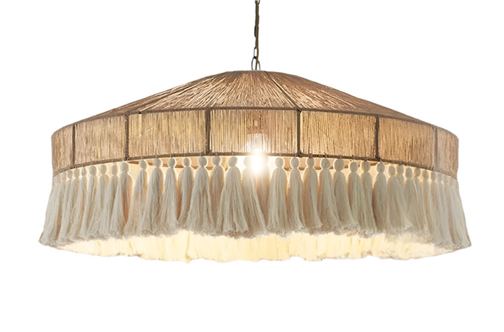 Rustic Fringe Pendant Light