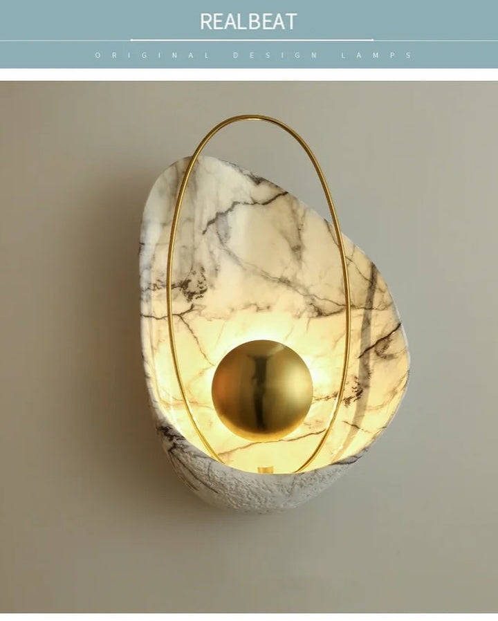 Luxurious Marble Wall Sconce