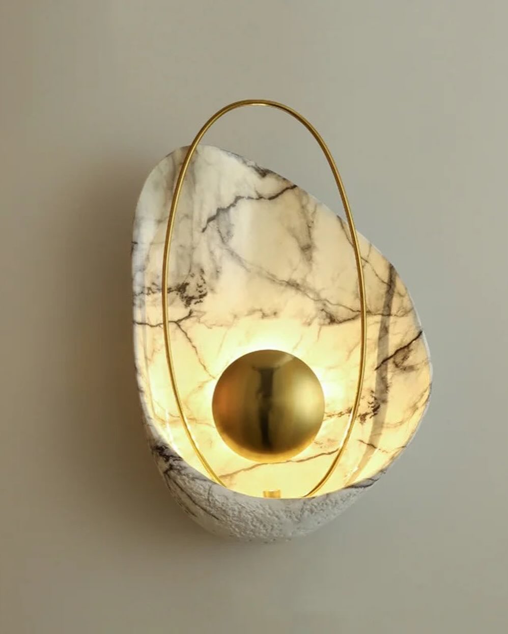 Luxurious Marble Wall Sconce