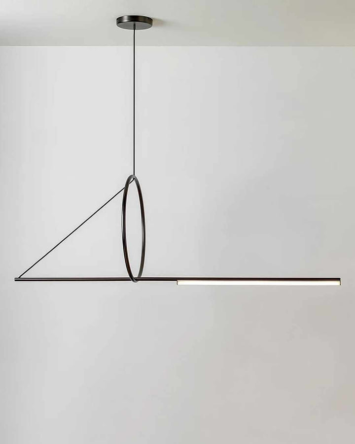 Geometric Black Pendant LightGeometric Black Pendant LightA geometric black pendant light featuring a unique and artistic design.Pendant LightingWadi Home