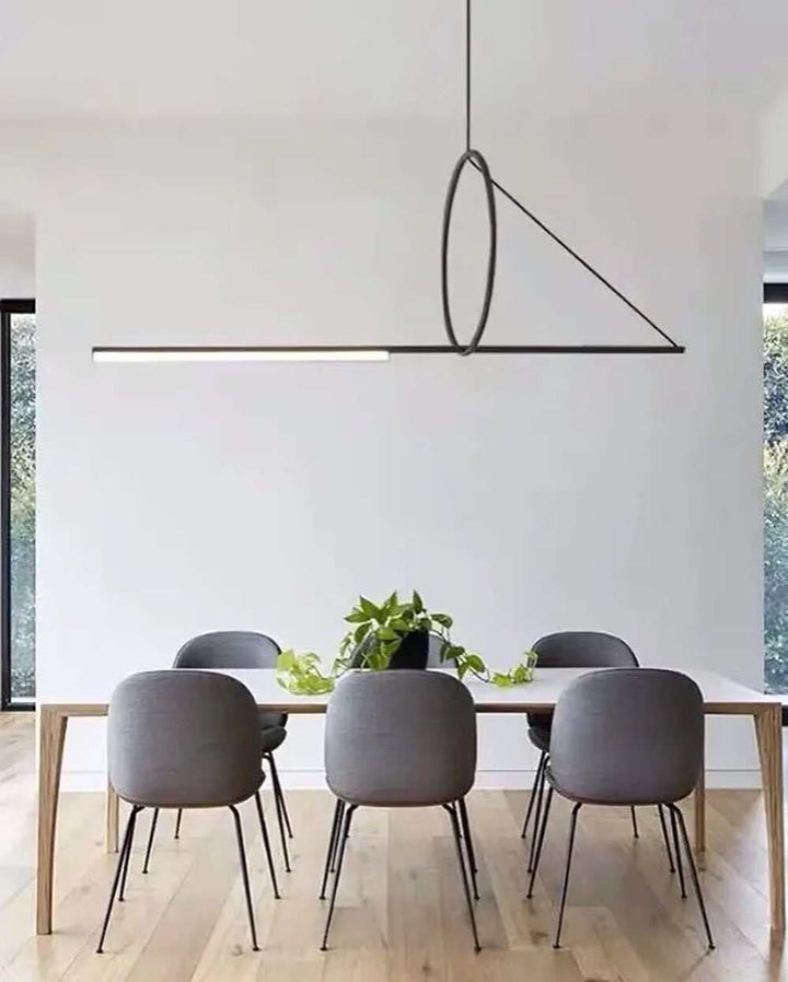 Geometric Black Pendant LightGeometric Black Pendant LightA geometric black pendant light featuring a unique and artistic design.Pendant LightingWadi Home