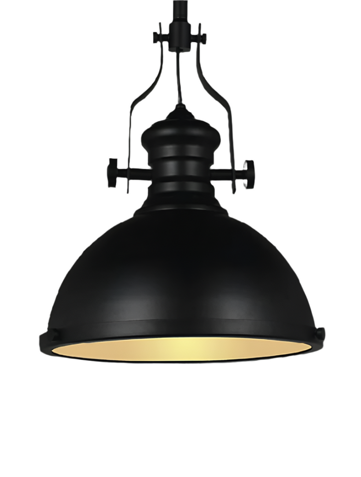 Industrial Black Pendant Light