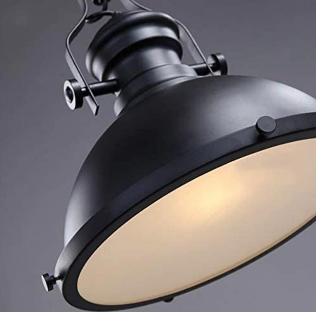 Industrial Black Pendant Light