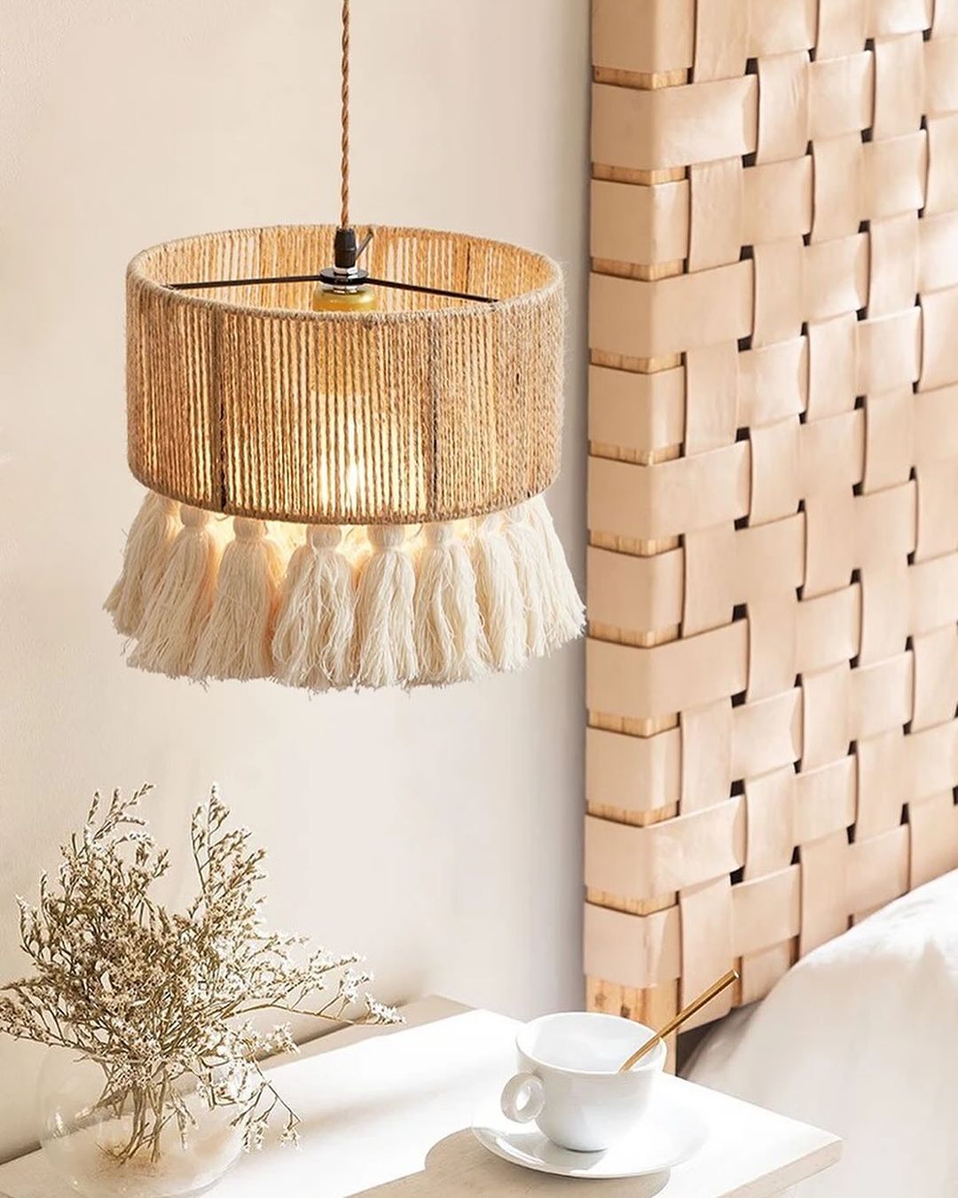 Bohemian Rope Pendant Light