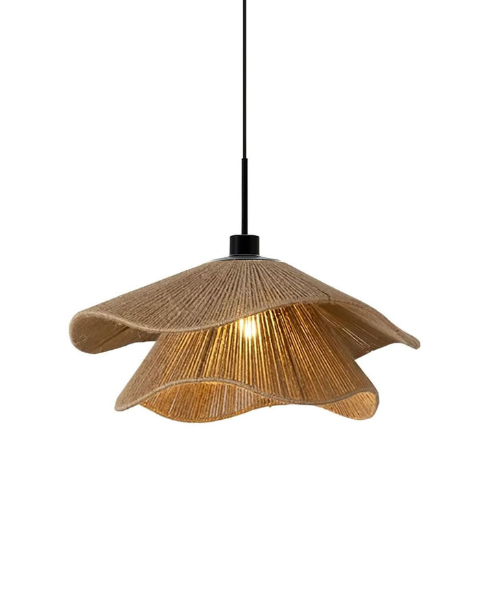 Rustic Woven Pendant Light