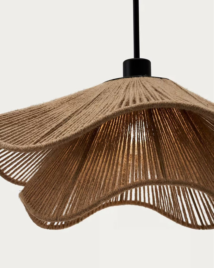 Rustic Woven Pendant Light