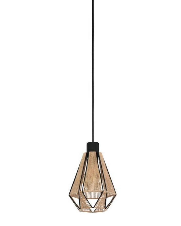 Rustic Woven Pendant Light