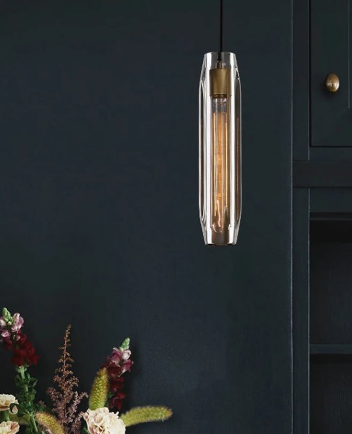 Pendant Light - Crystal Cylinder