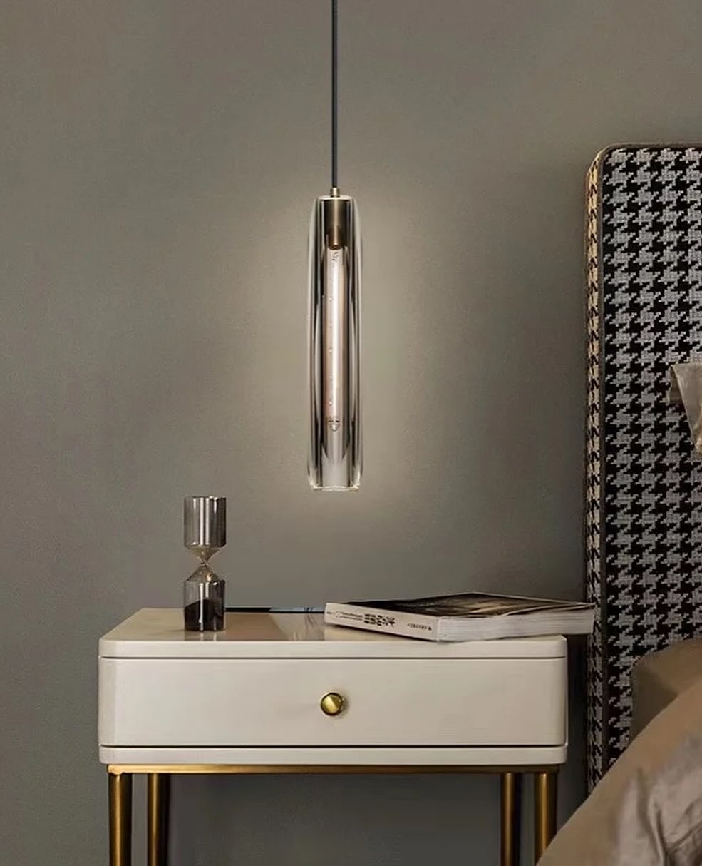 Pendant Light - Crystal Cylinder