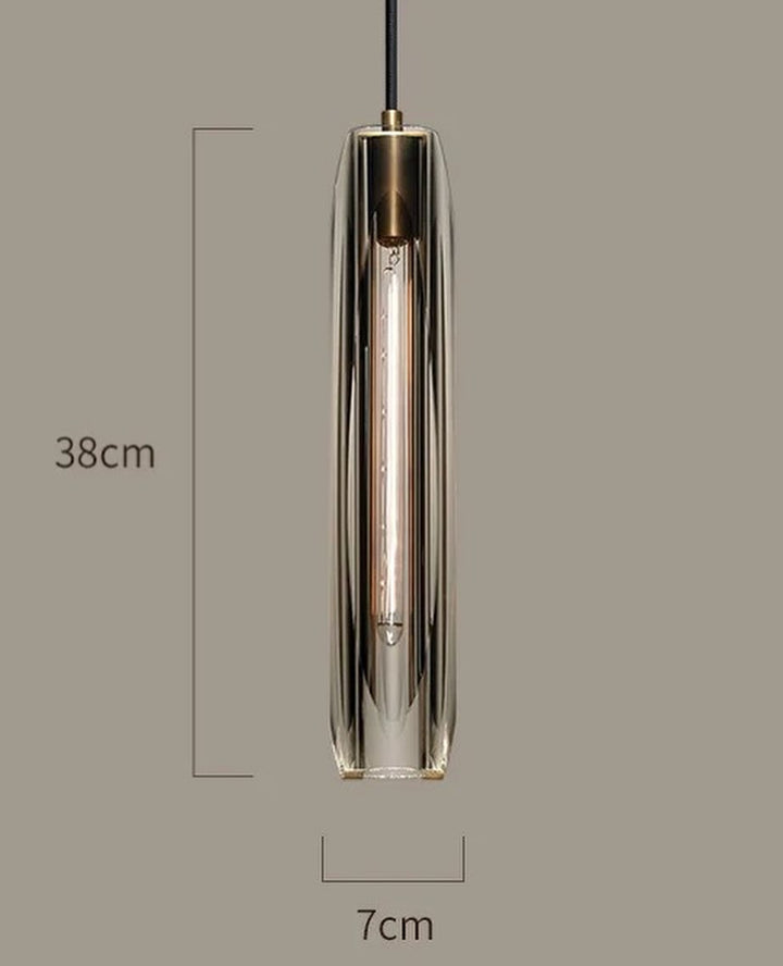 Pendant Light - Crystal Cylinder
