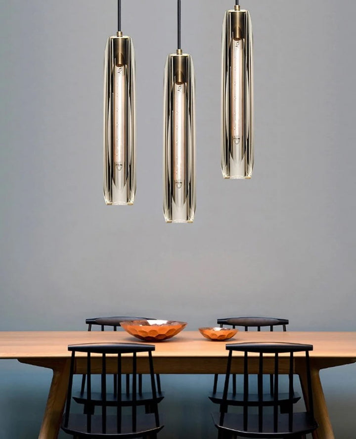 Pendant Light - Crystal Cylinder