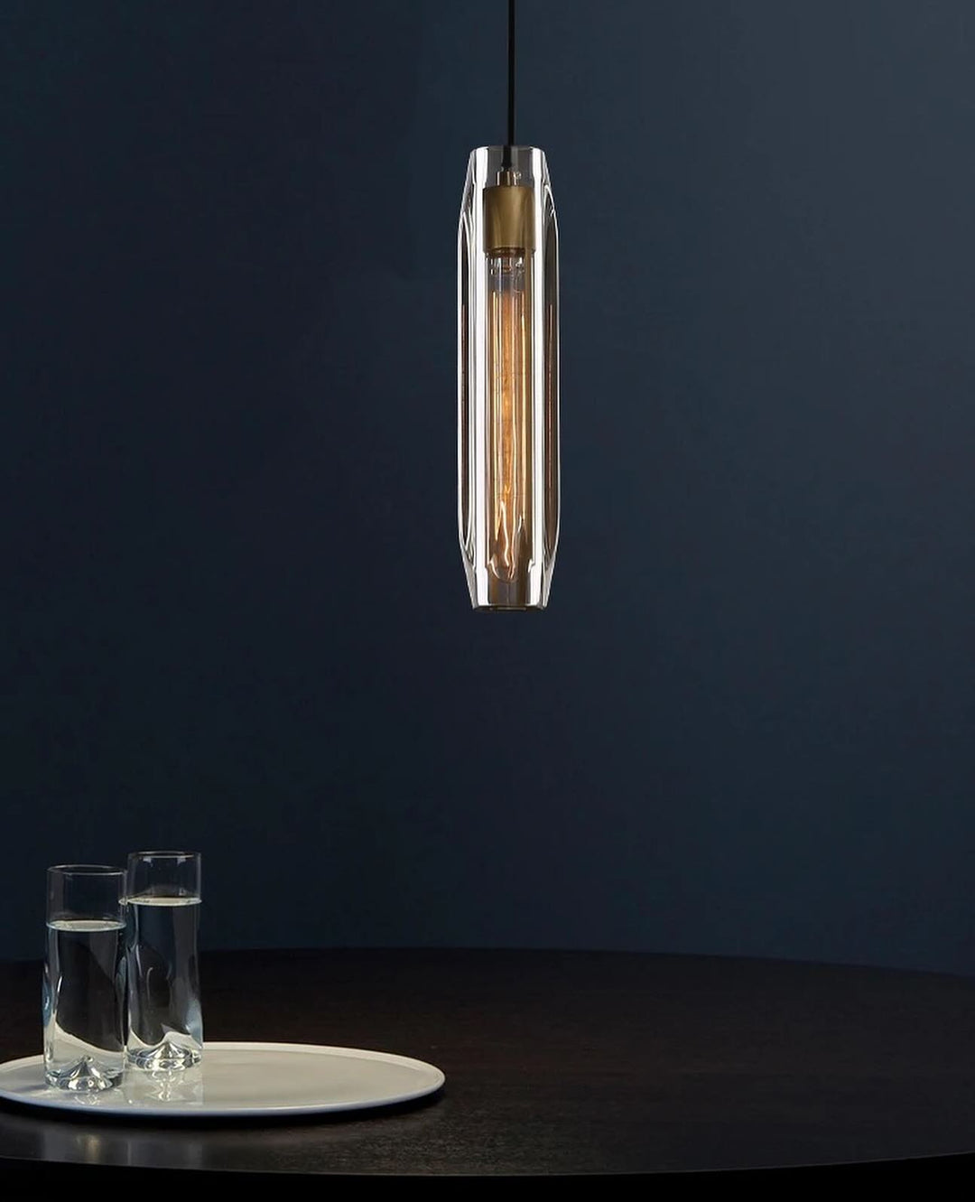 Pendant Light - Crystal Cylinder