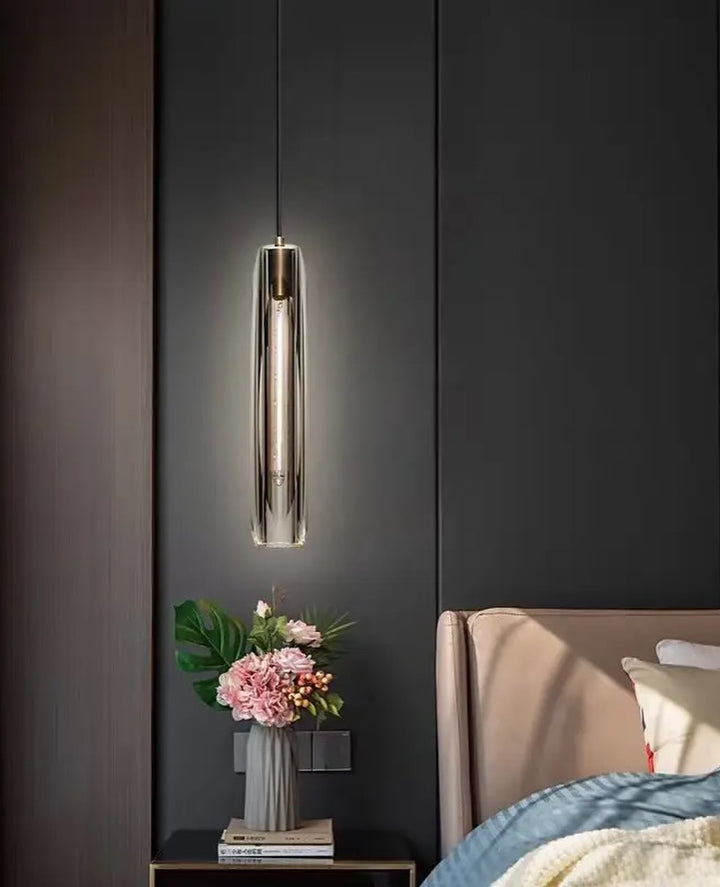 Pendant Light - Crystal Cylinder