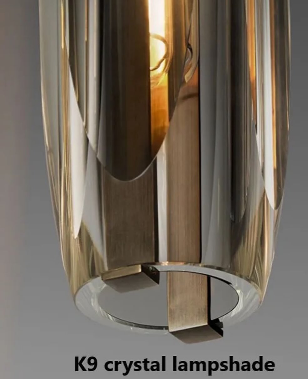 Pendant Light - Crystal Cylinder