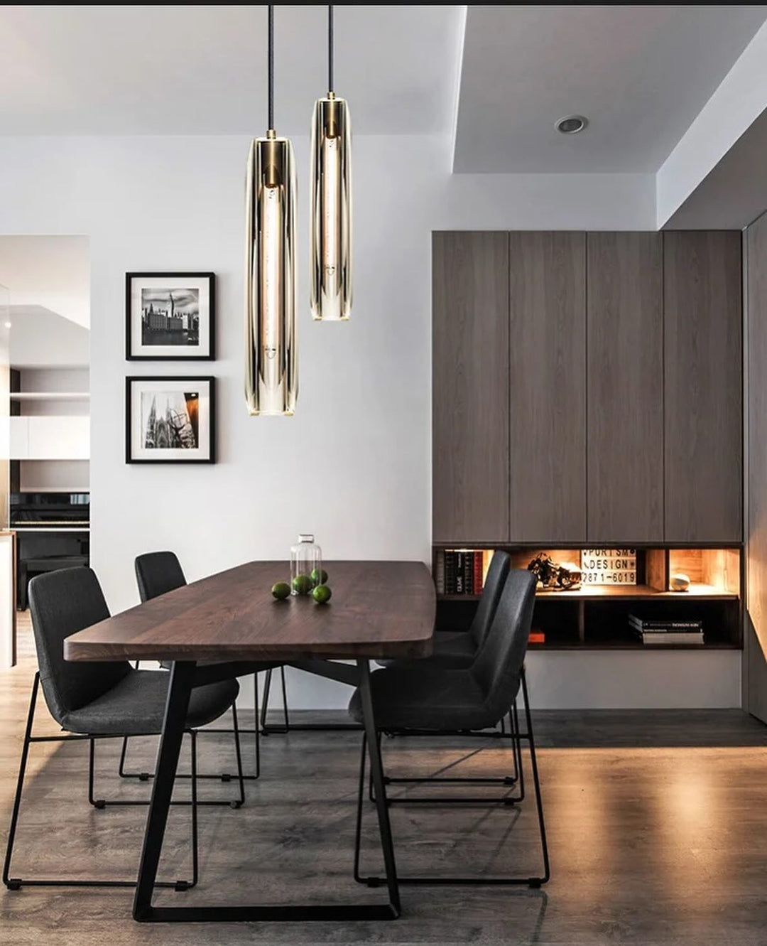 Pendant Light - Crystal Cylinder