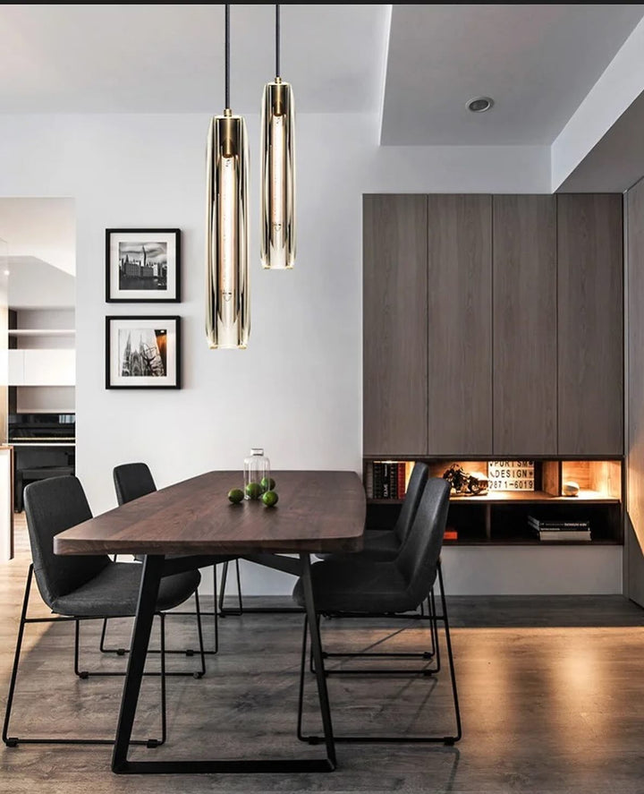 Pendant Light - Crystal Cylinder