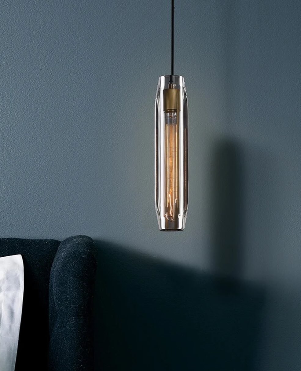 Pendant Light - Crystal Cylinder