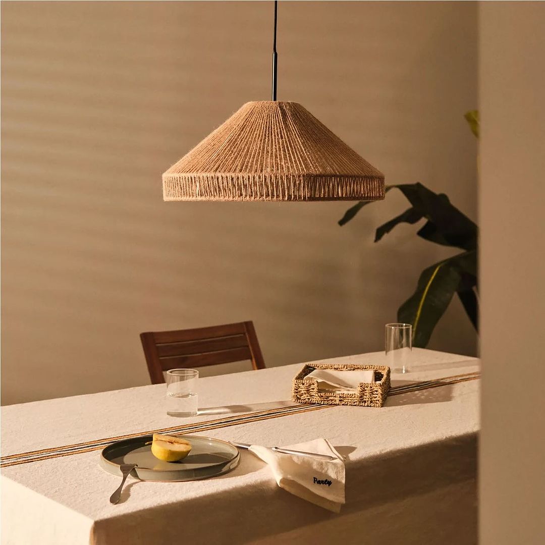 Pendant Light - Natural Fiber