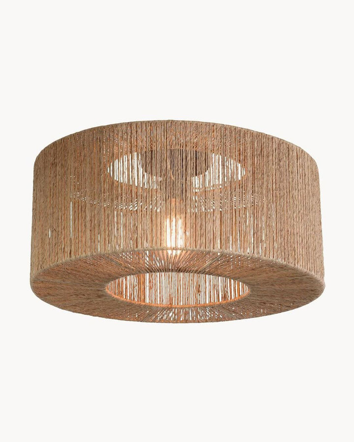 Rustic Drum Ceiling Light