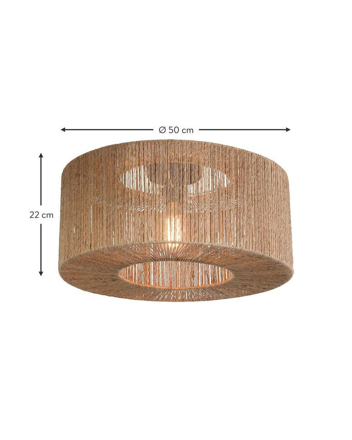 Rustic Drum Ceiling Light