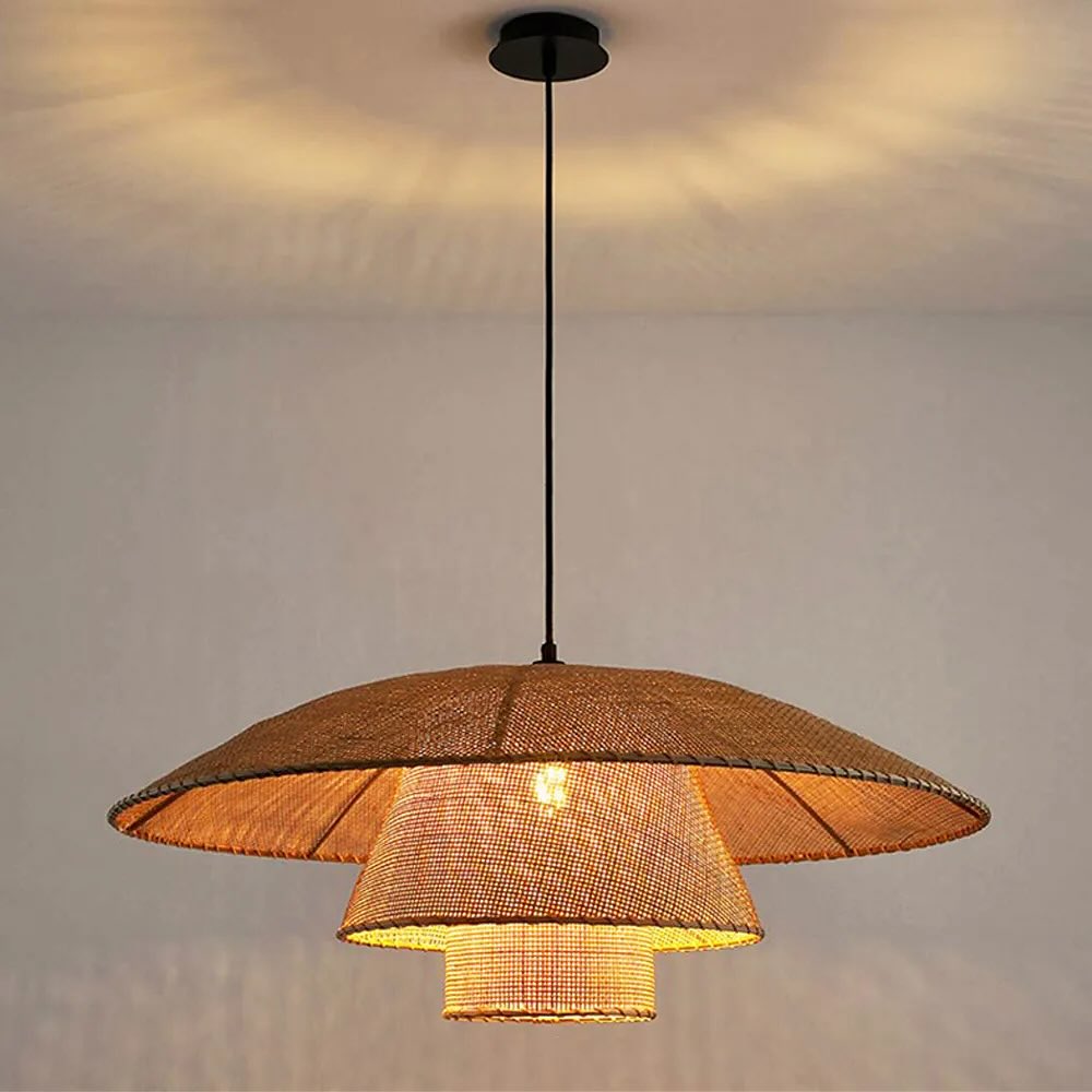 Rattan Woven Pendant Light