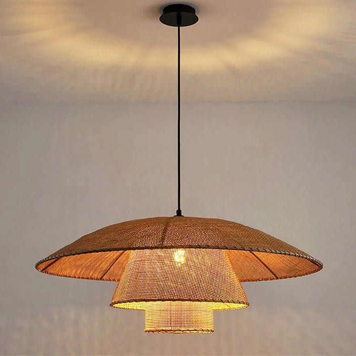 Rattan Woven Pendant Light