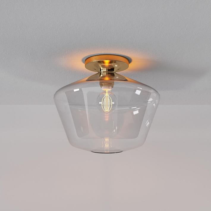 Clear Glass Ceiling Light