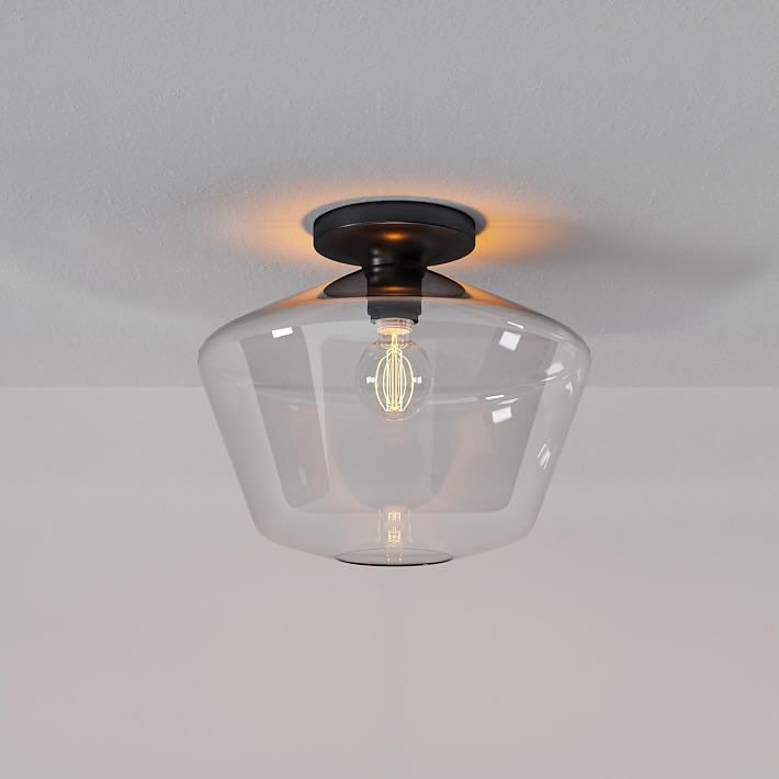 Clear Glass Ceiling Light