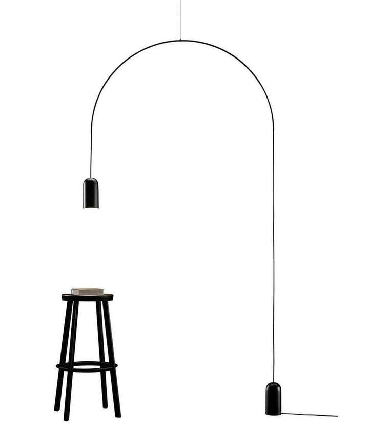 Arched Pendant Light & floor lamp