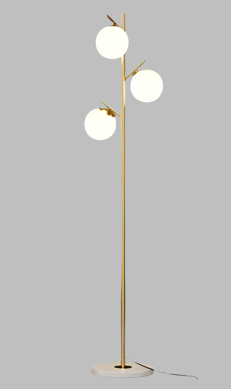 Modern Floor Lamp with Spherical Lights