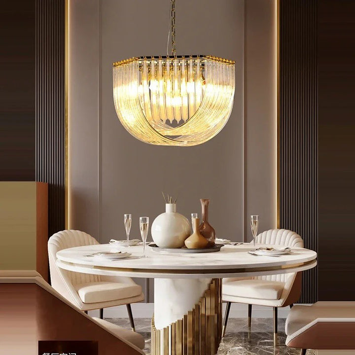 Luxurious Crystal Flush Mount Ceiling Light