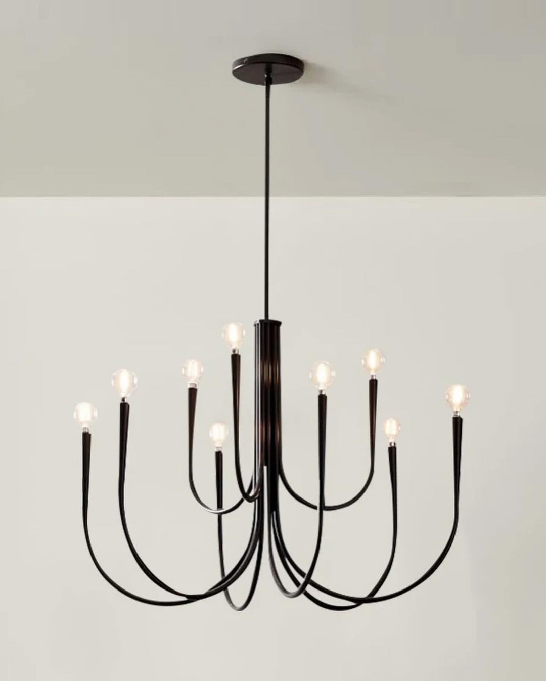 Black 6-Light Chandelier