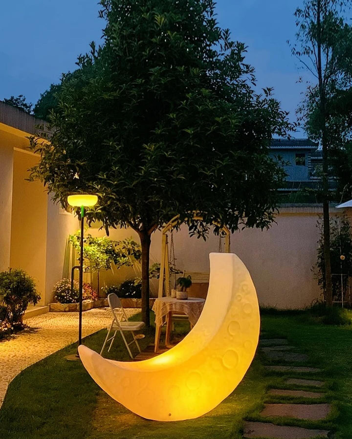 Outdoor LED Crescent Moon Light