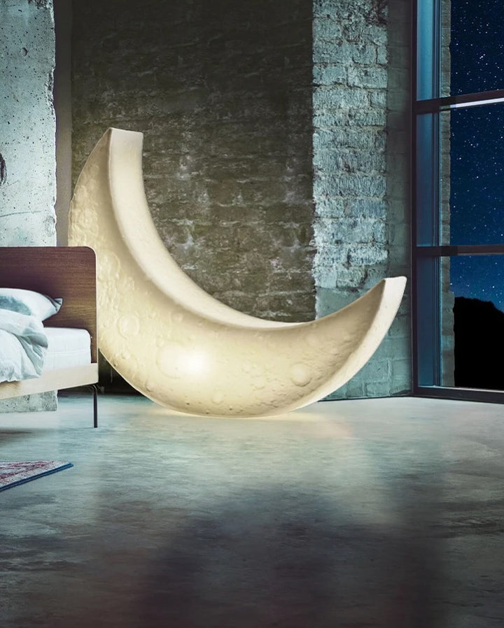 Outdoor LED Crescent Moon Light