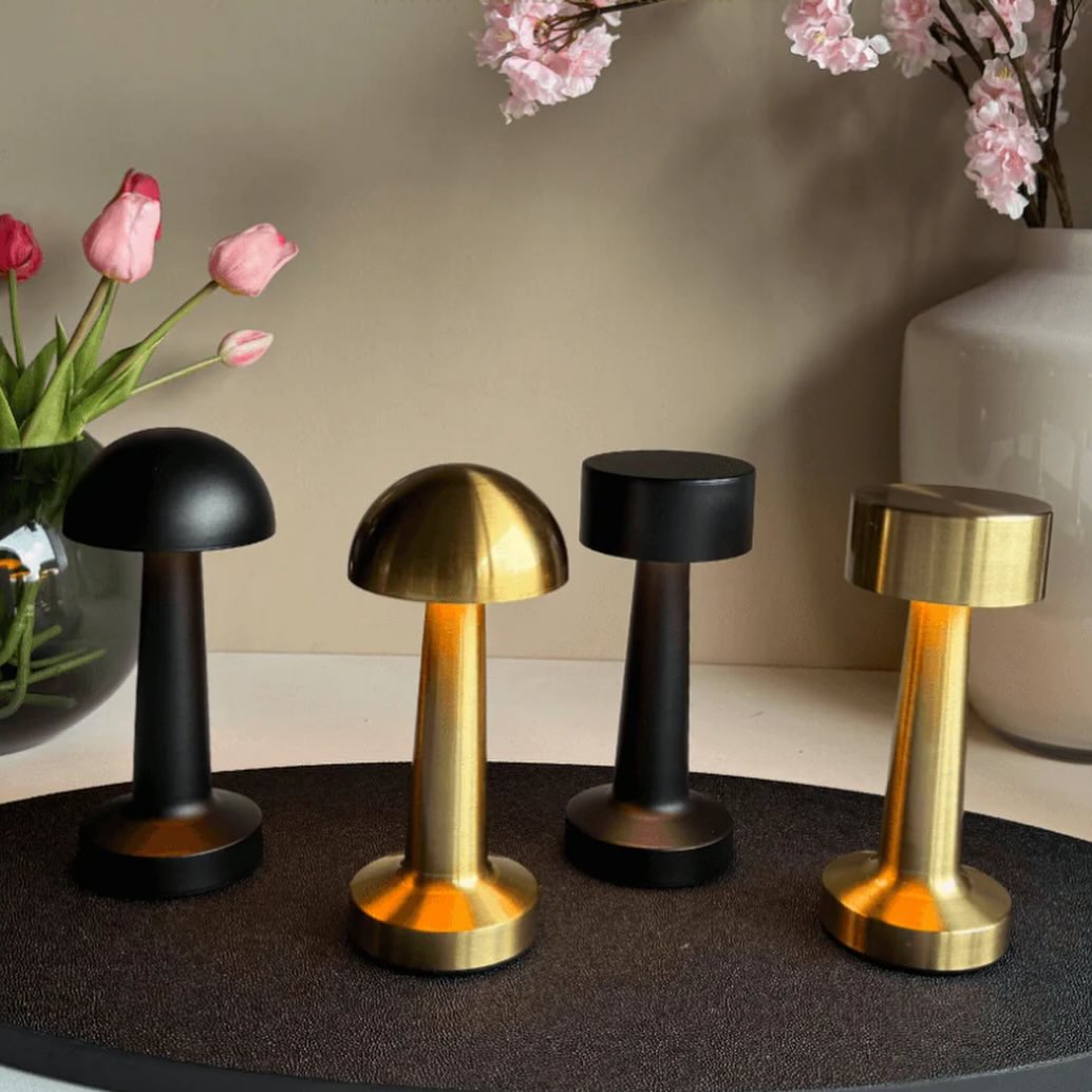 Mini Mushroom Table Lamps