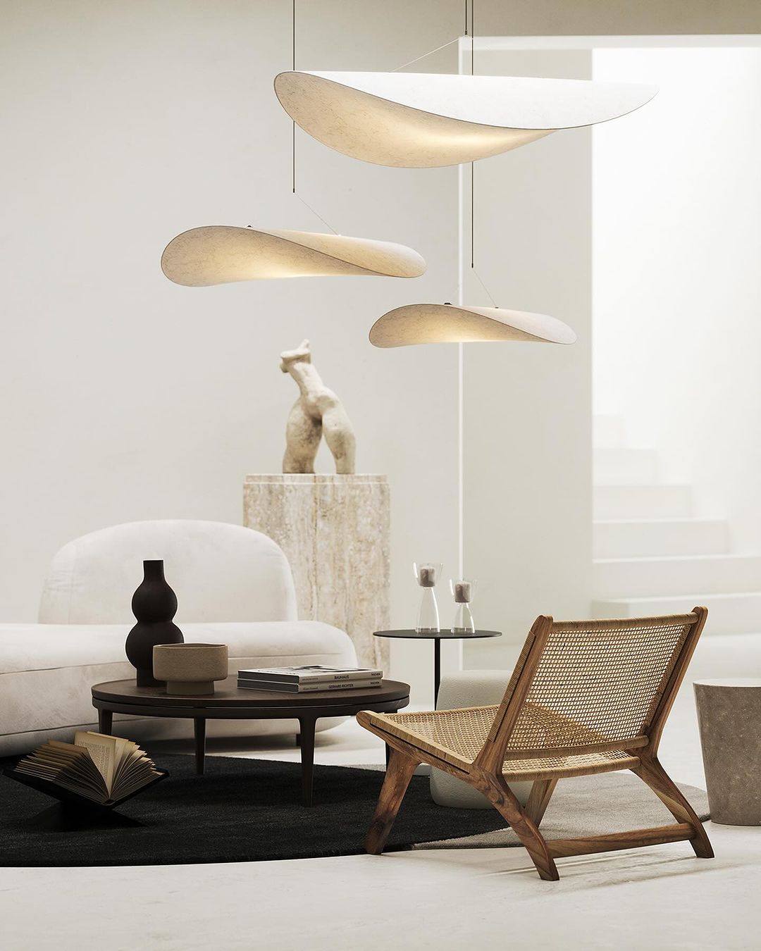 Artistic LED Sculptural Pendant Lights