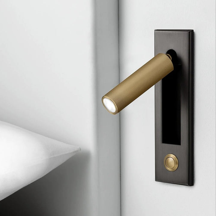 Modern Adjustable Wall Light with Brass Finish