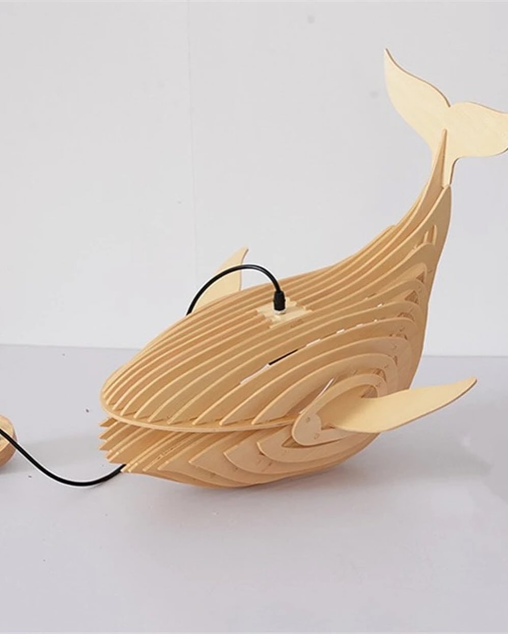 Whale-Shaped Pendant Light