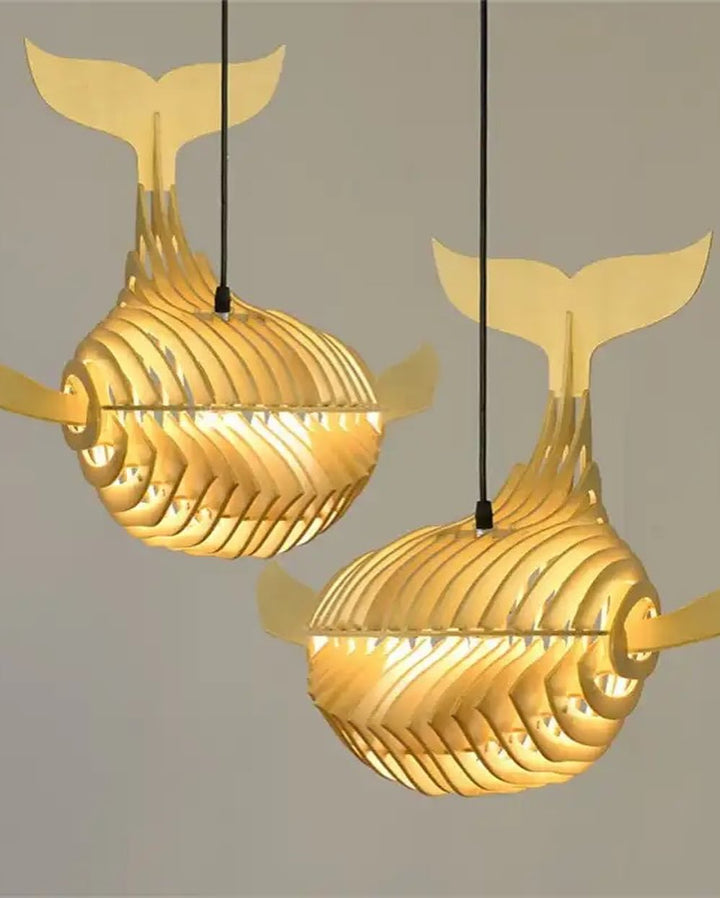 Whale-Shaped Pendant Light