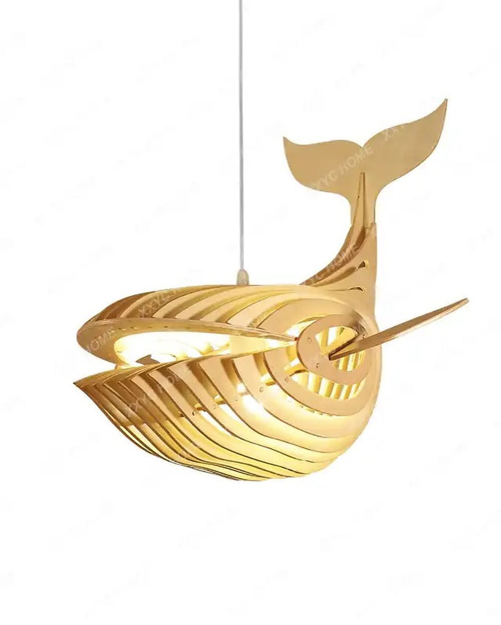 Whale-Shaped Pendant Light