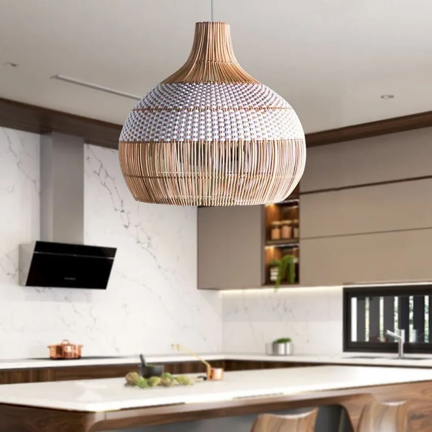 Scandinavian Wicker Pendant Lights